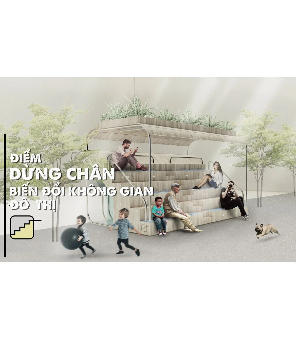 Mã số N2084: Điểm dừng chân biến đổi không gian đô thị