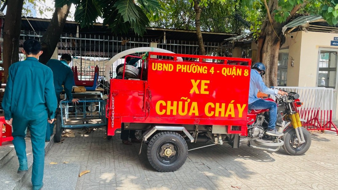 Mã số N2043: Xe chữa cháy mini lưu động