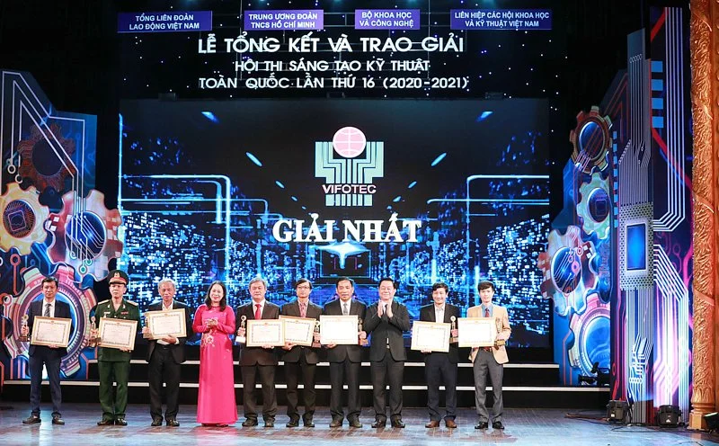 Hội thi Sáng tạo kỹ thuật toàn quốc lần thứ 16: 84 giải pháp xuất sắc đoạt giải