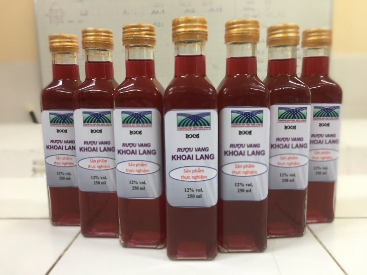Mã số N2055: Giải pháp chế biến rượu vang từ khoai lang tím