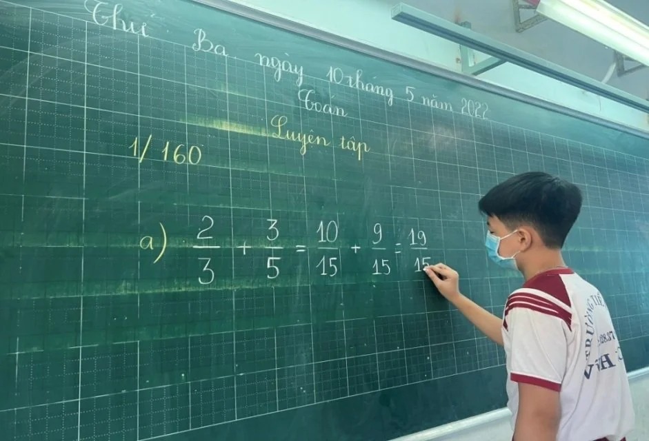 Mã số N2096: Một số kỹ thuật giúp học sinh học tập tiến bộ môn toán lớp 5