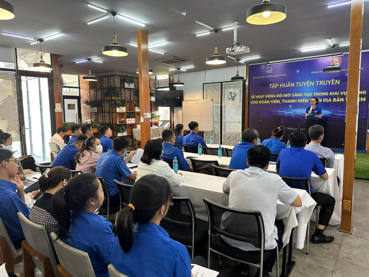 Tập huấn tuyên truyền về hoạt động đổi mới sáng tạo trong khu vực công cho đoàn viên, thanh niên trên địa bàn TP.HCM