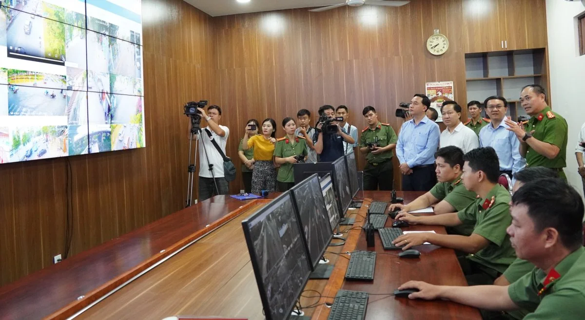 Thủ Đức có hệ thống camera ứng dụng AI nhận diện biển số xe, khuôn mặt tội phạm