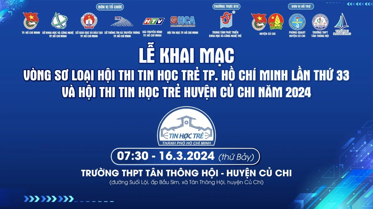 TP.HCM chính thức phát động Hội Thi Tin học trẻ lần thứ 33