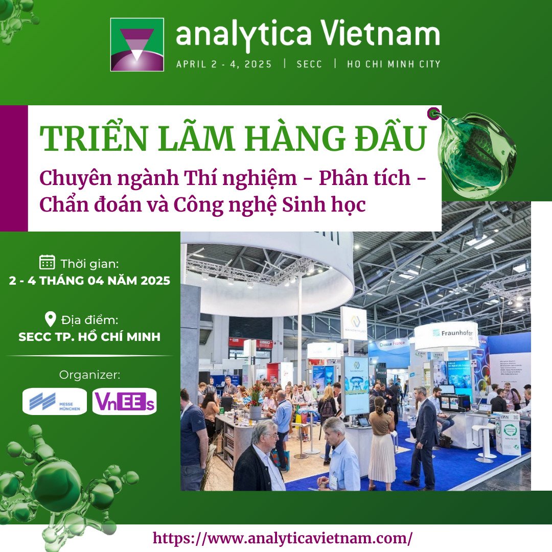 Analytica Vietnam 2025: Hứa hẹn sự bùng nổ của thị trường phân tích, thí nghiệm Việt Nam