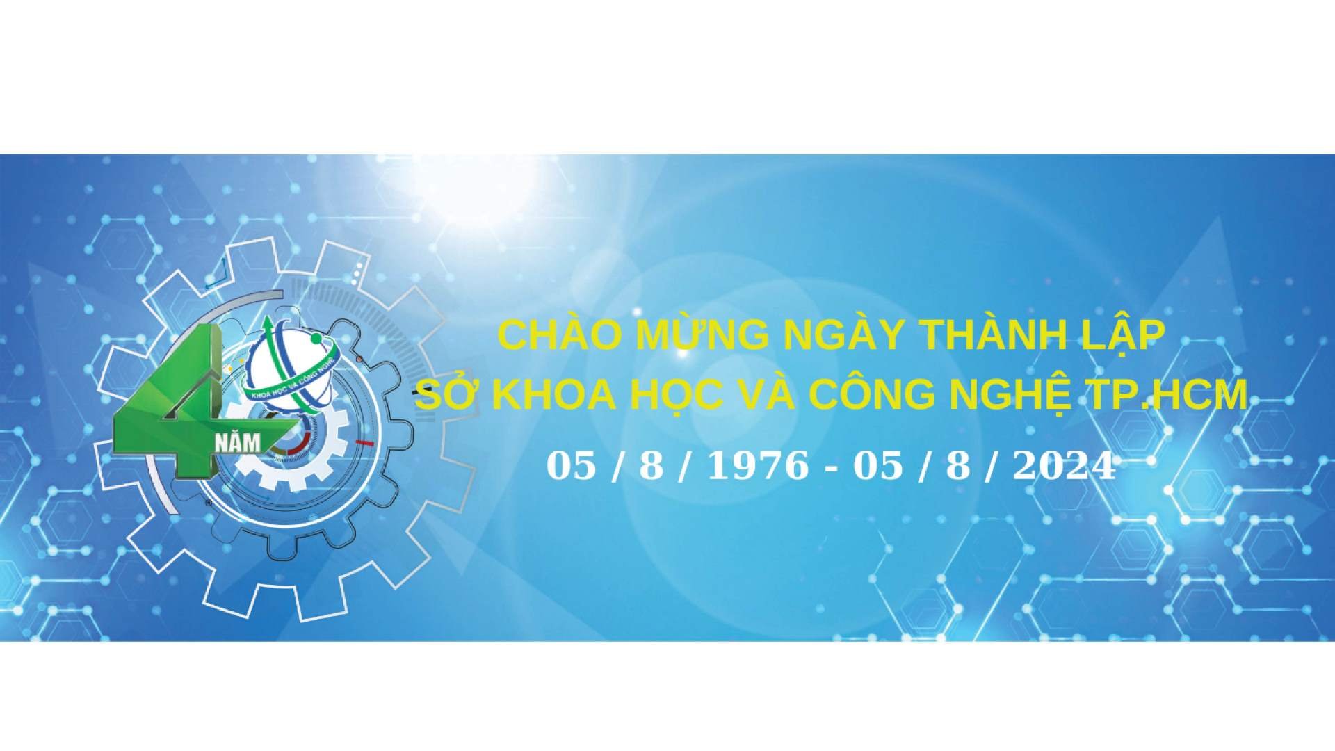 Chào mừng 48 năm ngày thành lập Sở Khoa học và Công nghệ TP.HCM