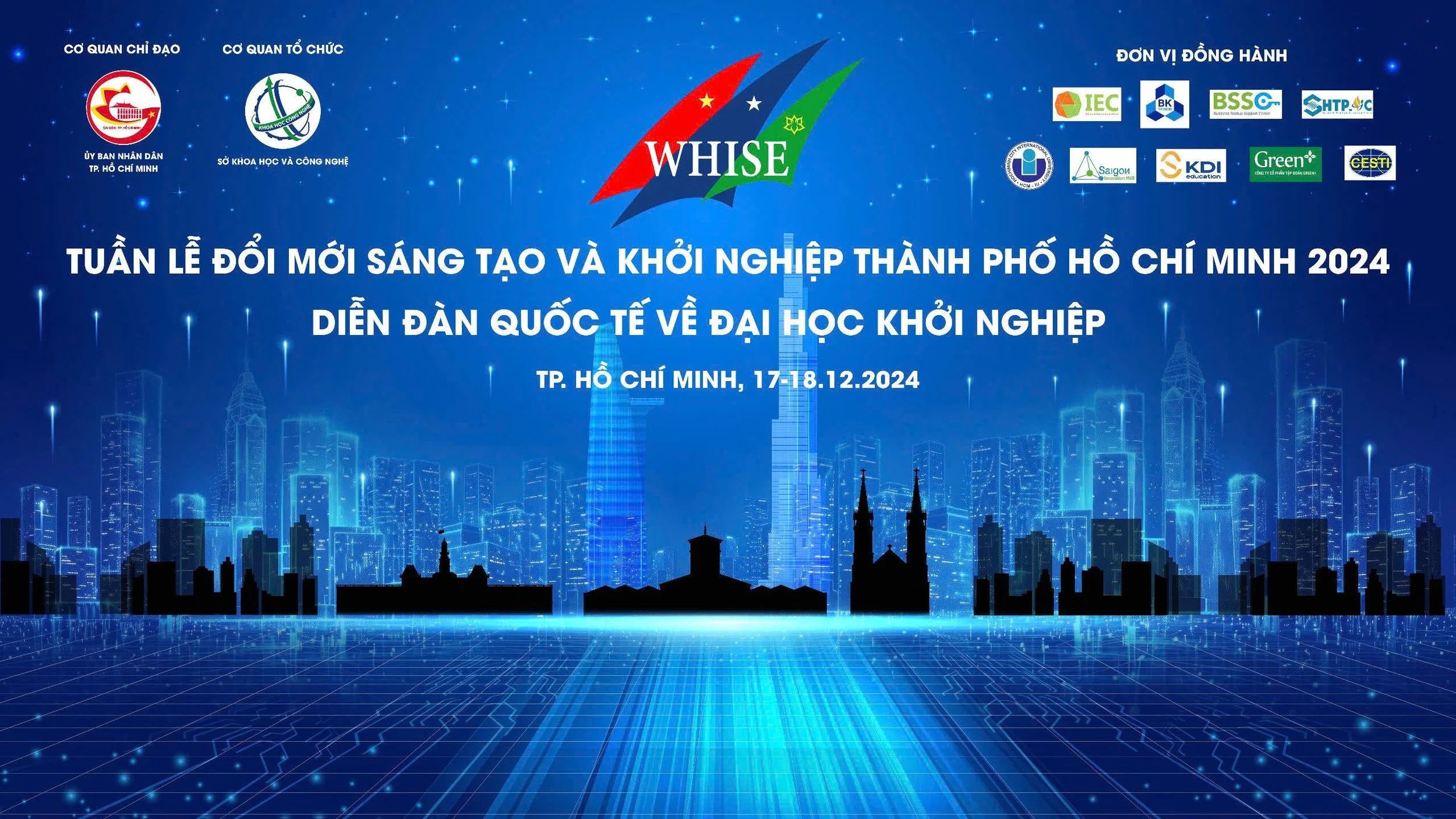 Sắp diễn ra Tuần lễ Đổi mới Sáng tạo và Khởi nghiệp TP.HCM - WHISE 2024