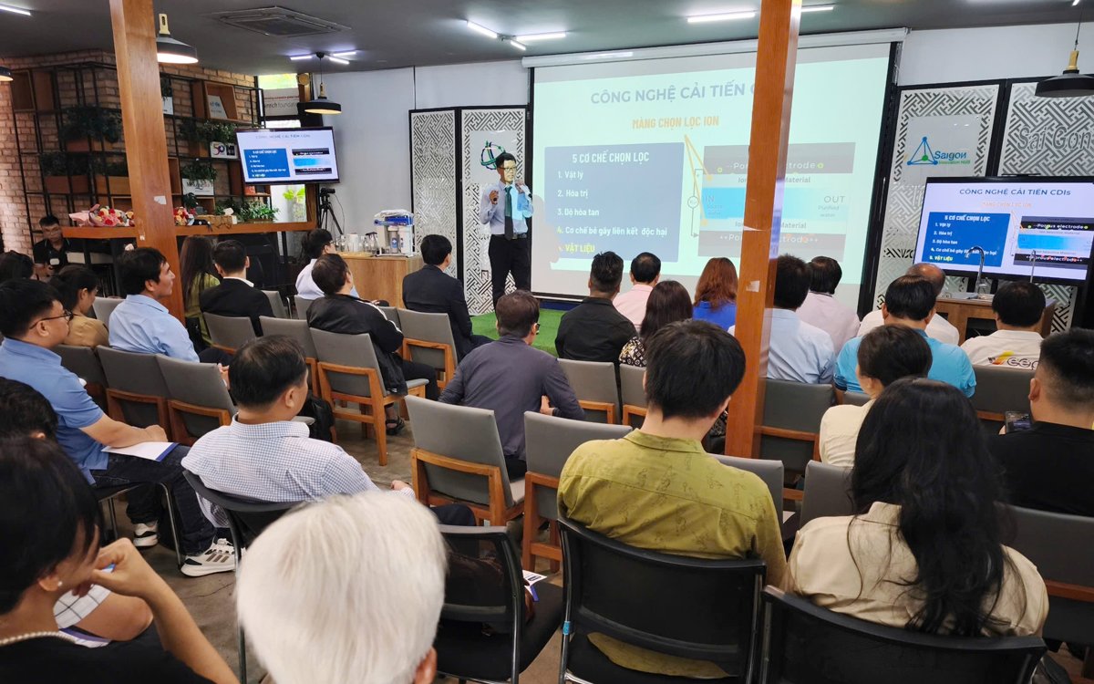 Công nghệ CDIs cải tiến mới nâng cao chất lượng nước uống