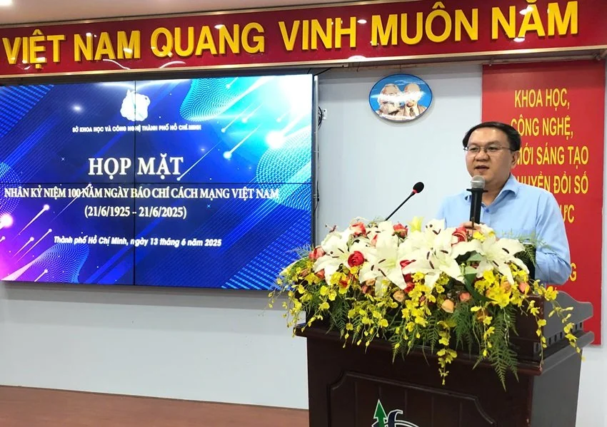 Sở Khoa học và Công nghệ TP.HCM họp mặt kỷ niệm 100 năm Ngày Báo chí cách mạng Việt Nam