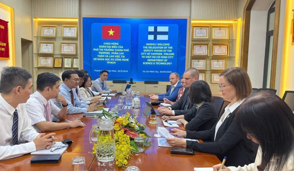 TP.HCM và Thành phố Tampere (Phần Lan): nhiều tiềm năng hợp tác trong phát triển đô thị thông minh, thúc đẩy đổi mới sáng tạo