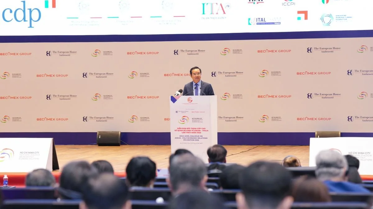 TP.HCM khẳng định vai trò đầu tàu đổi mới sáng tạo tại Diễn đàn Đối thoại cấp cao ASEAN – Italia 2025
