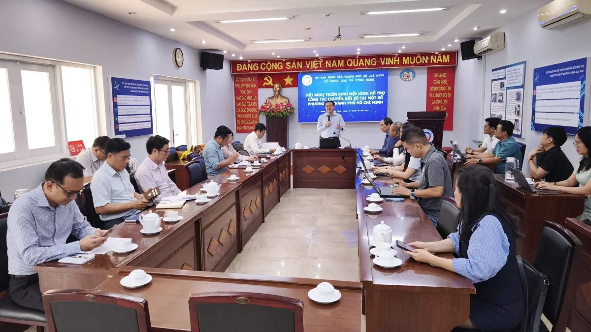 Sở Khoa học và Công nghệ TP.HCM triển khai đội hình hỗ trợ chuyển đổi số ở phường, xã