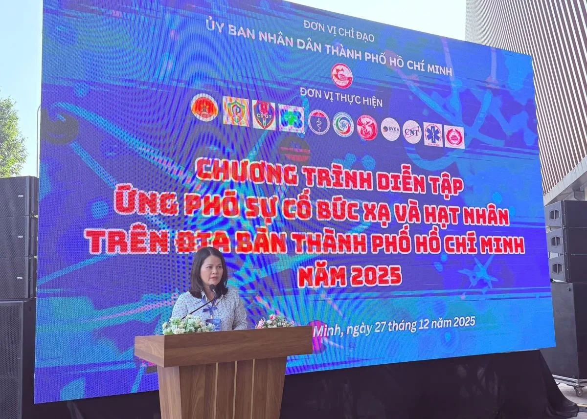 TP.HCM diễn tập ứng phó sự cố bức xạ trong bối cảnh quy mô sử dụng tăng nhanh