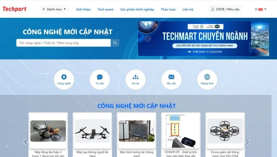 TP.HCM ra mắt Techport.vn phiên bản mở rộng: Đồng bộ dữ liệu, nâng tầm kết nối công nghệ