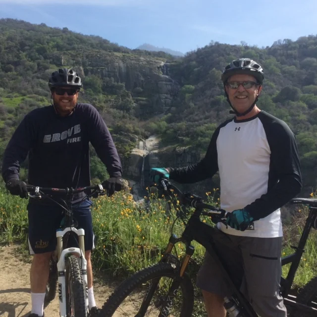 On the left: Jake, our founder; On the right: Jake's dad, Keith