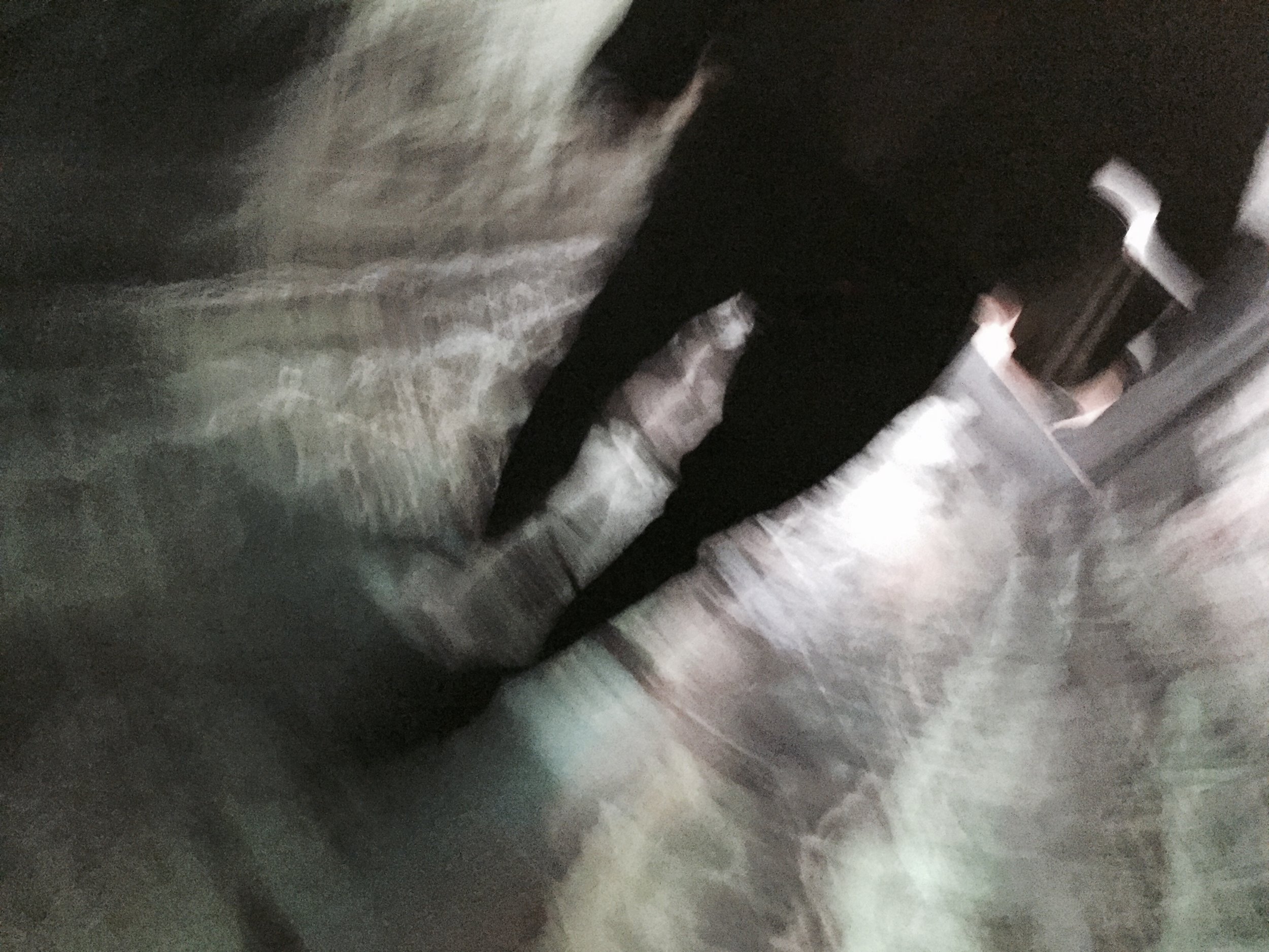 CHUCK WALKING THROUGH SOME ART @ MASS MOCA SEPTEMBER 2017