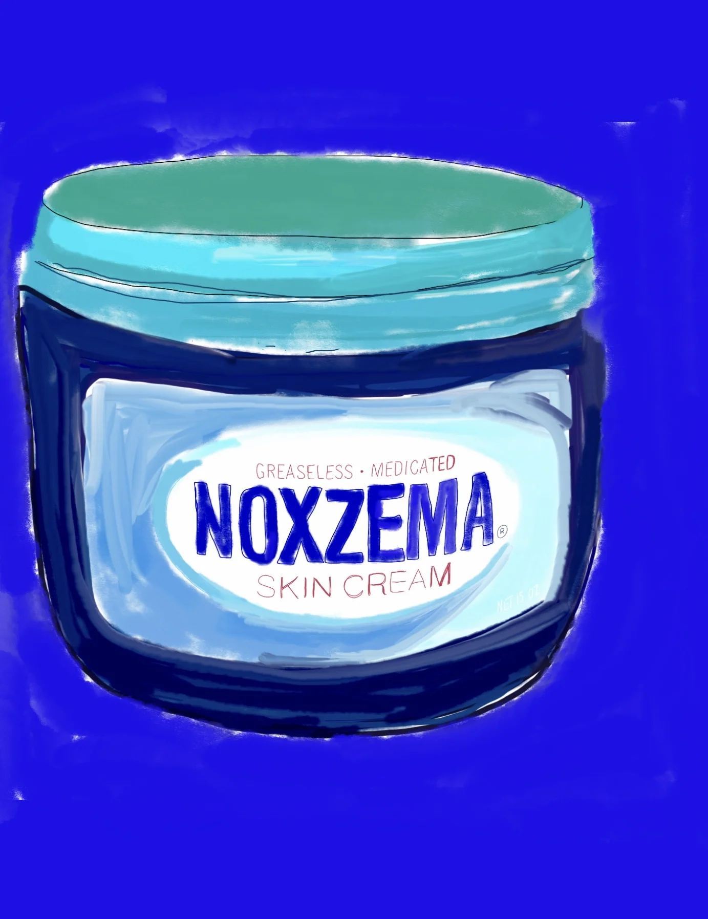 COSMETICS SERIES-NOXZEMA-IPAD SKETCH 2018