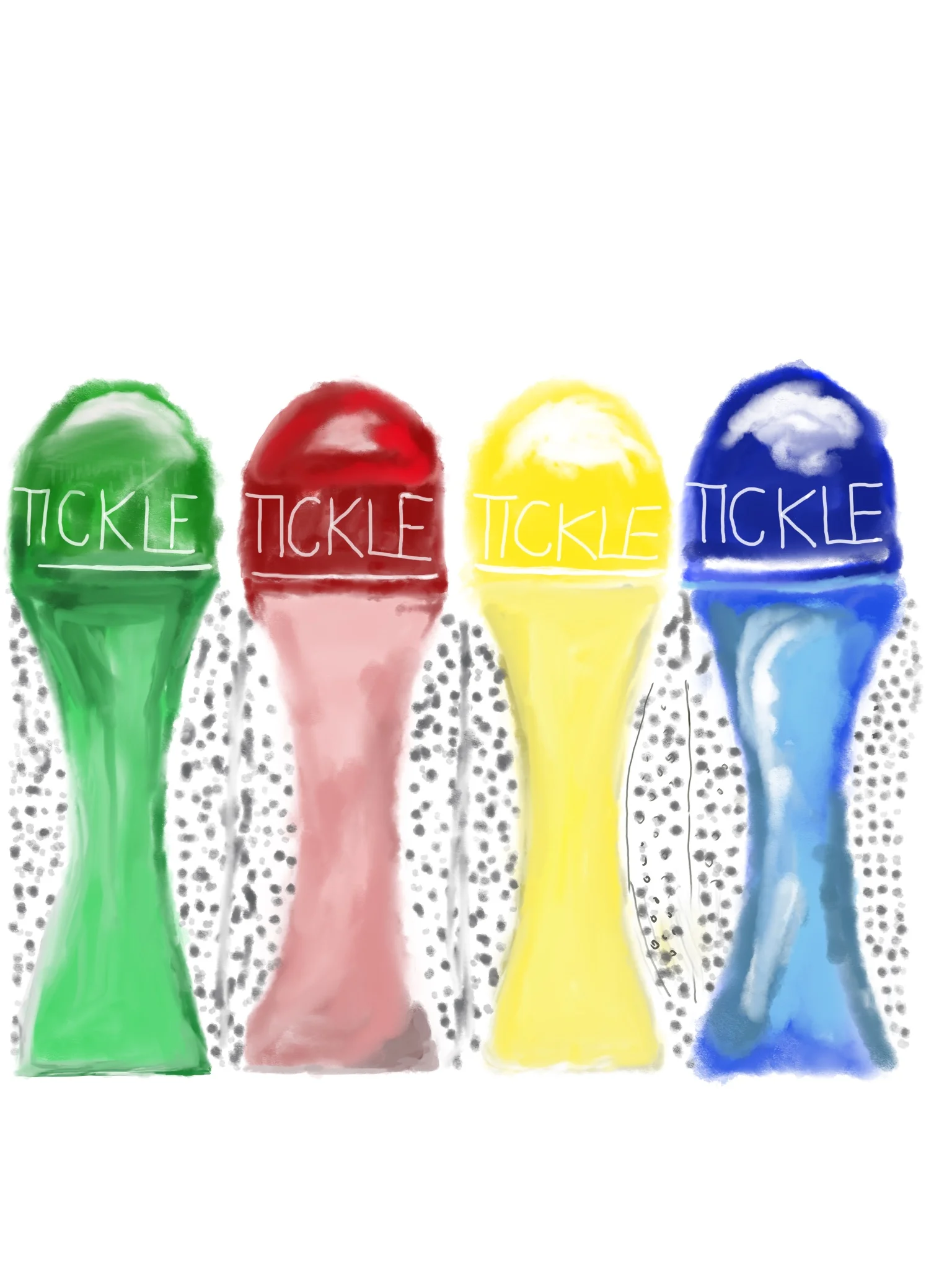 COSMETICS SERIES-TICKLE DEODERANT-iPAD SKETCH-2018