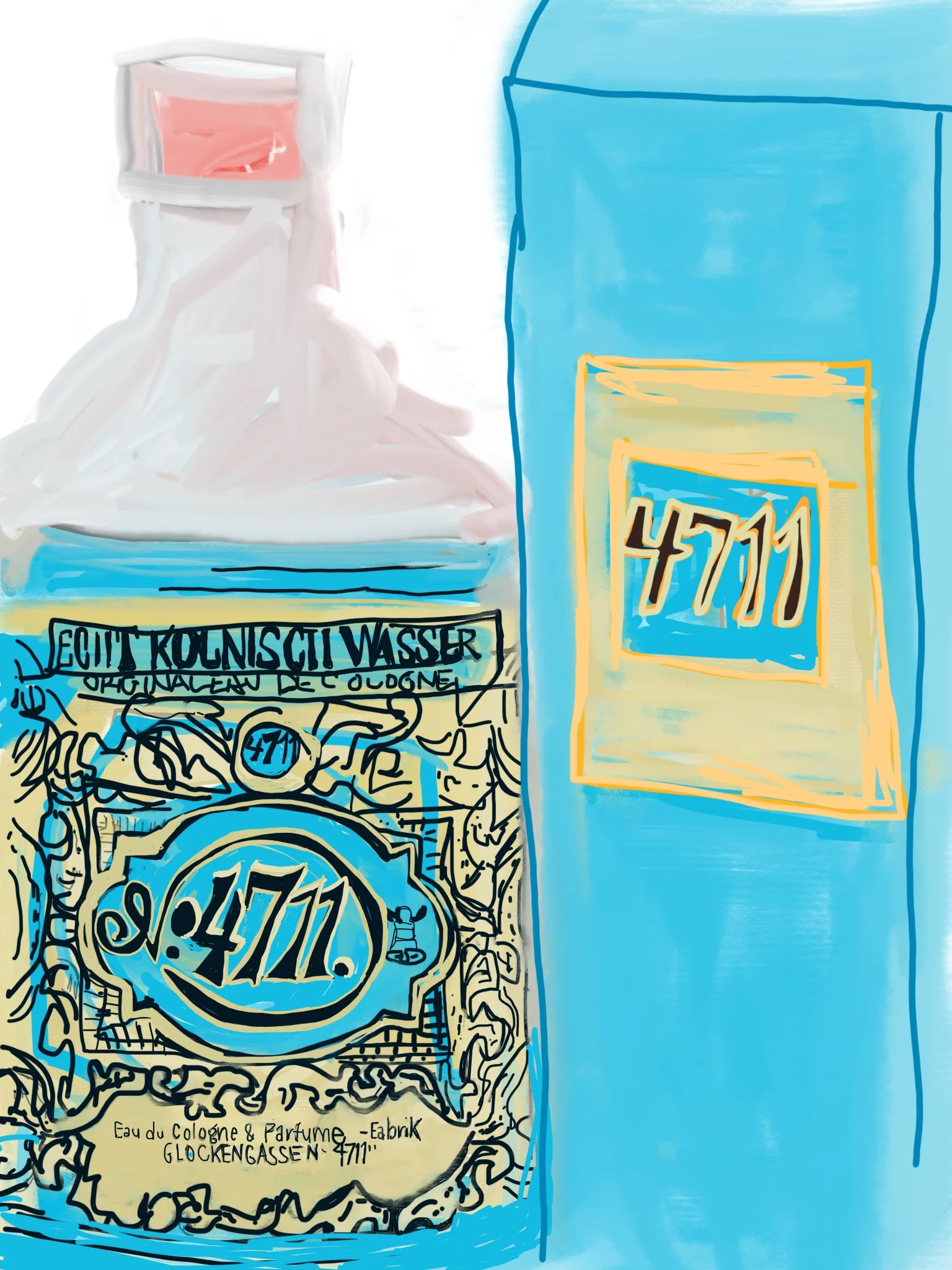 COSMETICS SERIES-NO.4711-iPAD SKETCH-2018