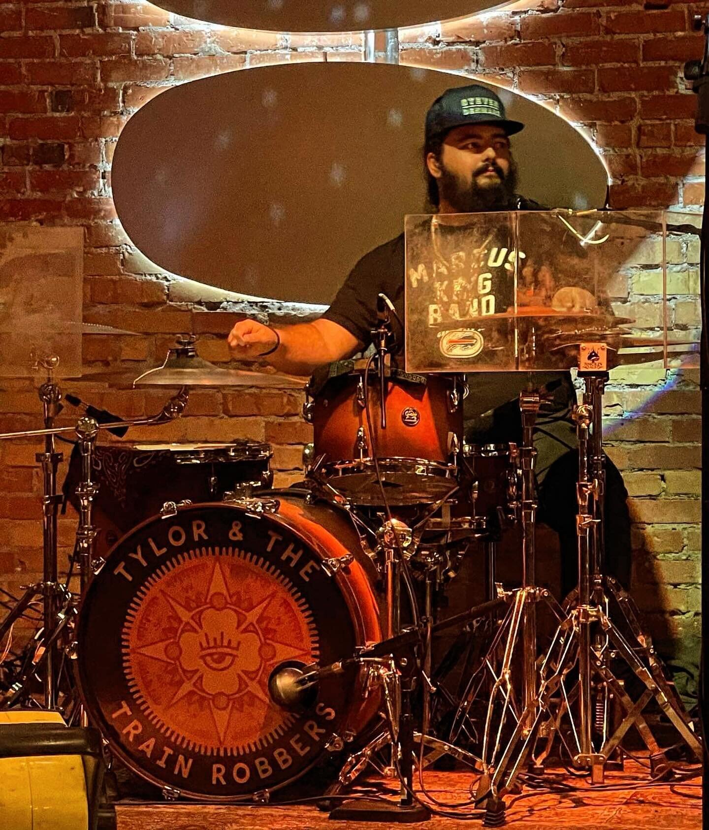 Y&rsquo;all join us in wishing a Belated Birthday to our Brother Back Behind the Kit.. Our Keeper of Time.. Our Tom Tom @twb_17 🍻 Here&rsquo;s to 23! 🥳 🎂 🎉 
&bull;
&bull;
#tylorandthetrainrobbers #birthday #birthdayboy #tommy #tomtom #drummer #he