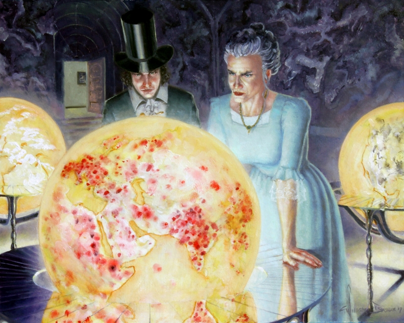 Mr. Fox's Apprentice - Globes - 17.5 X 14.jpg