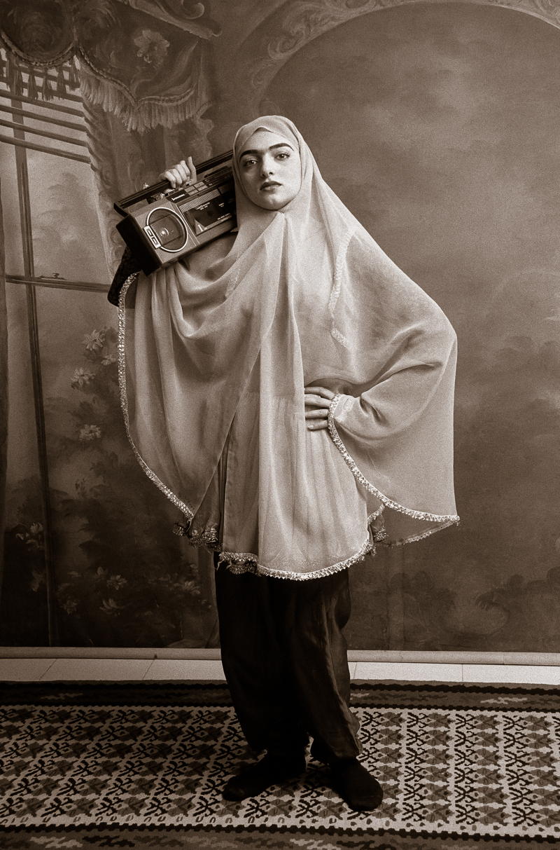 Shadi Ghadirian , Qajar #3 , 1998