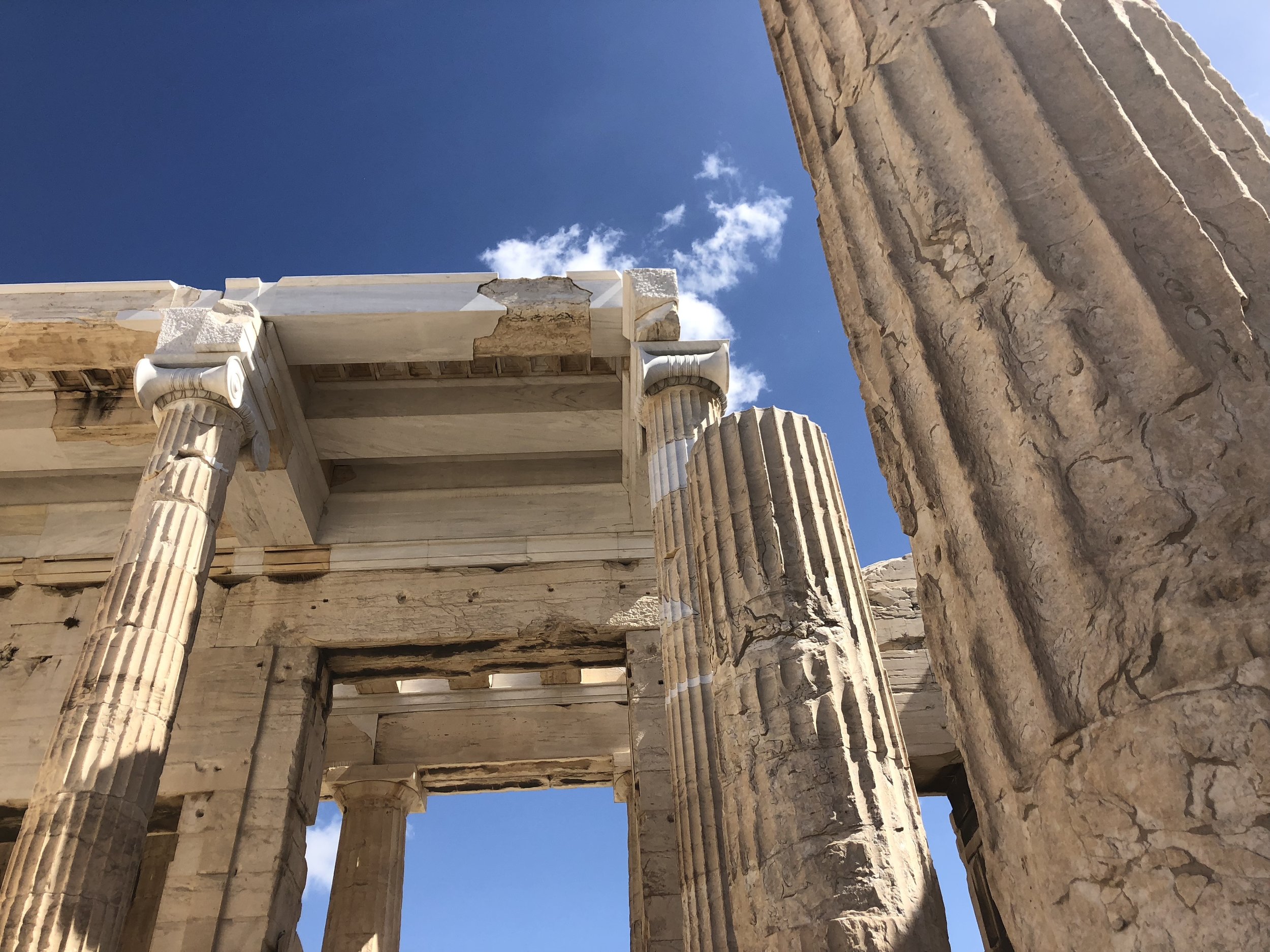 Ionic Column Capitals in the Propylaea