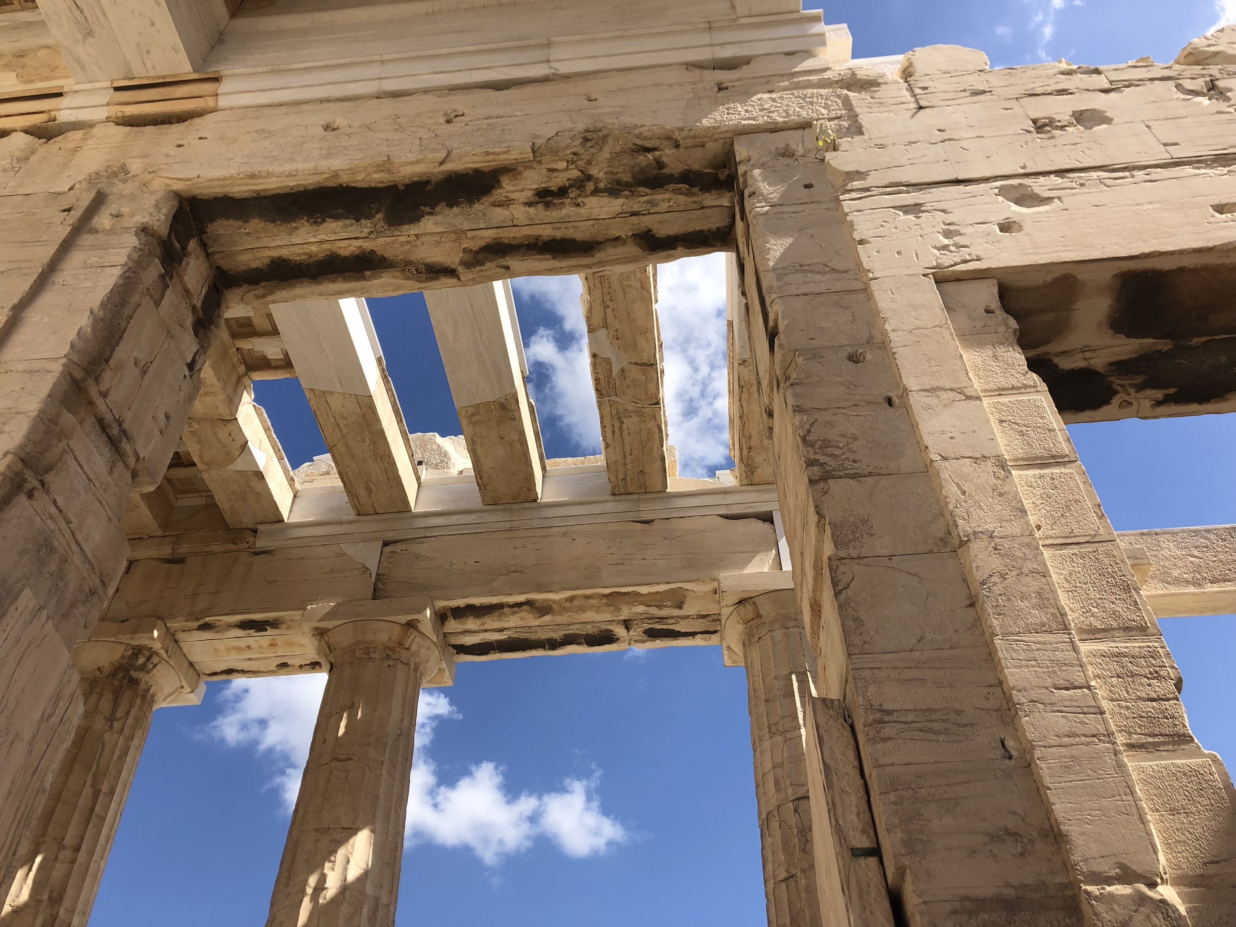 Destruction of the Ceiling of the Propylaea and Some Reconstruction