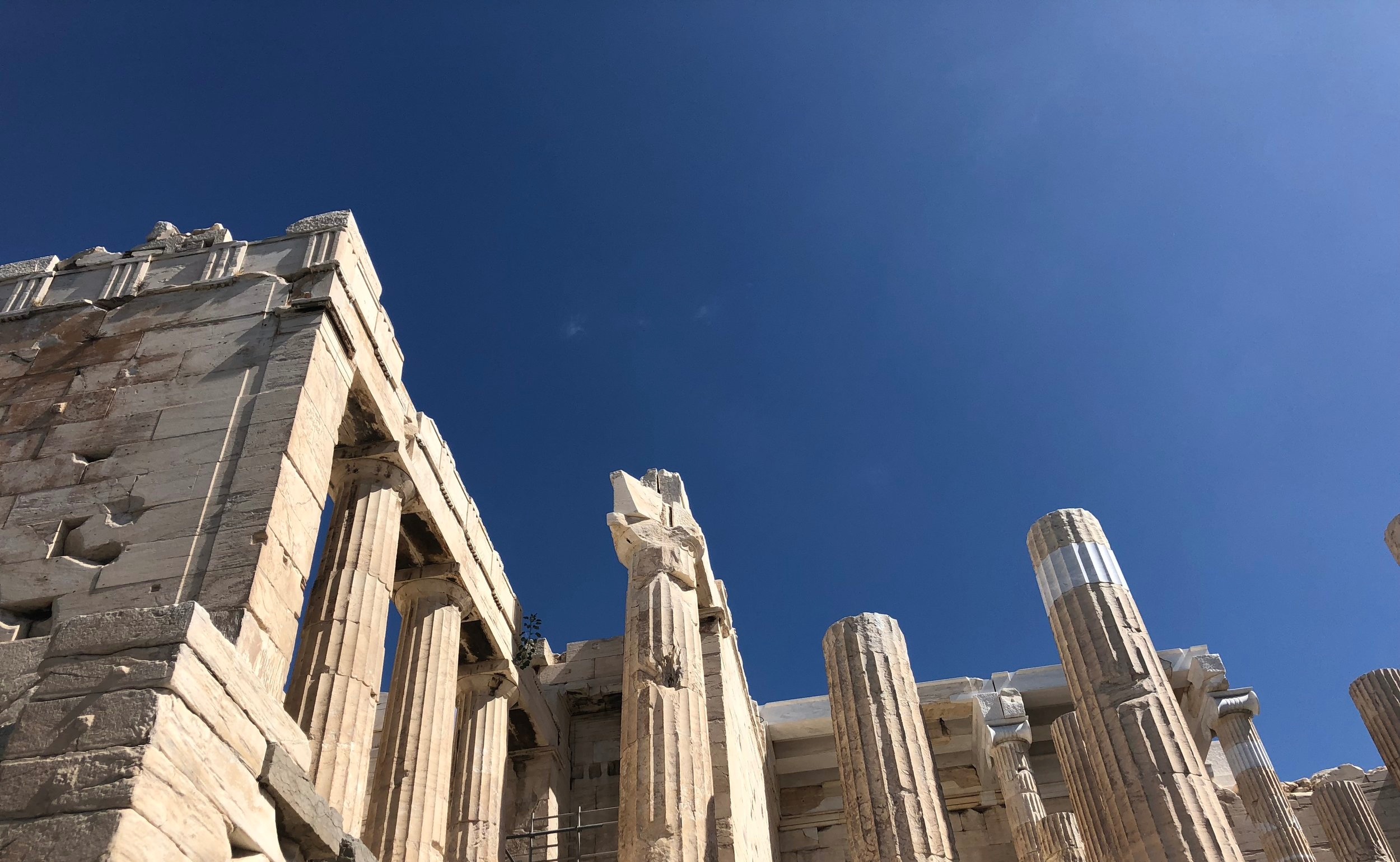 Right Side of the Entrance to the Propylaea