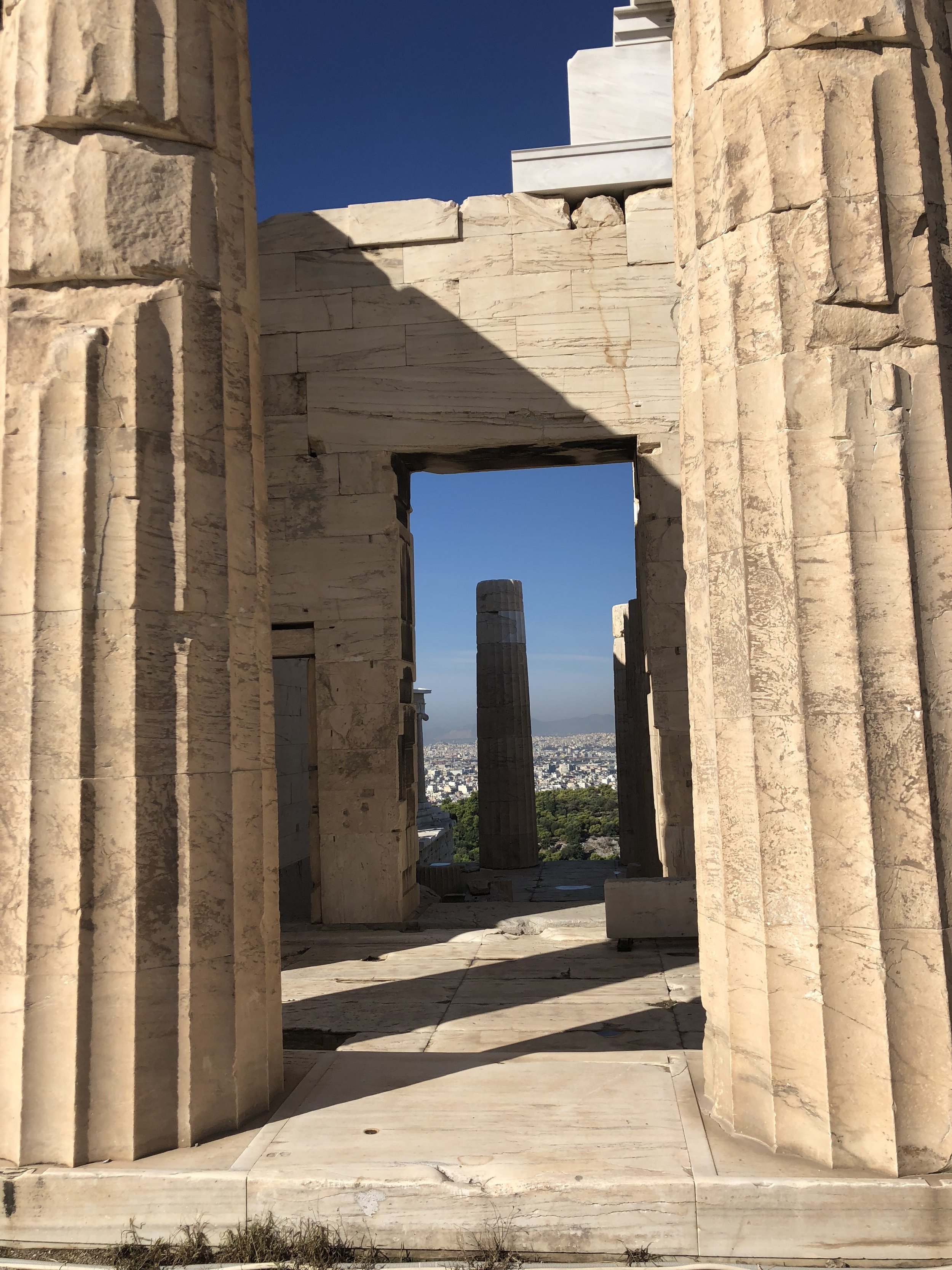 View Through the Propylaea