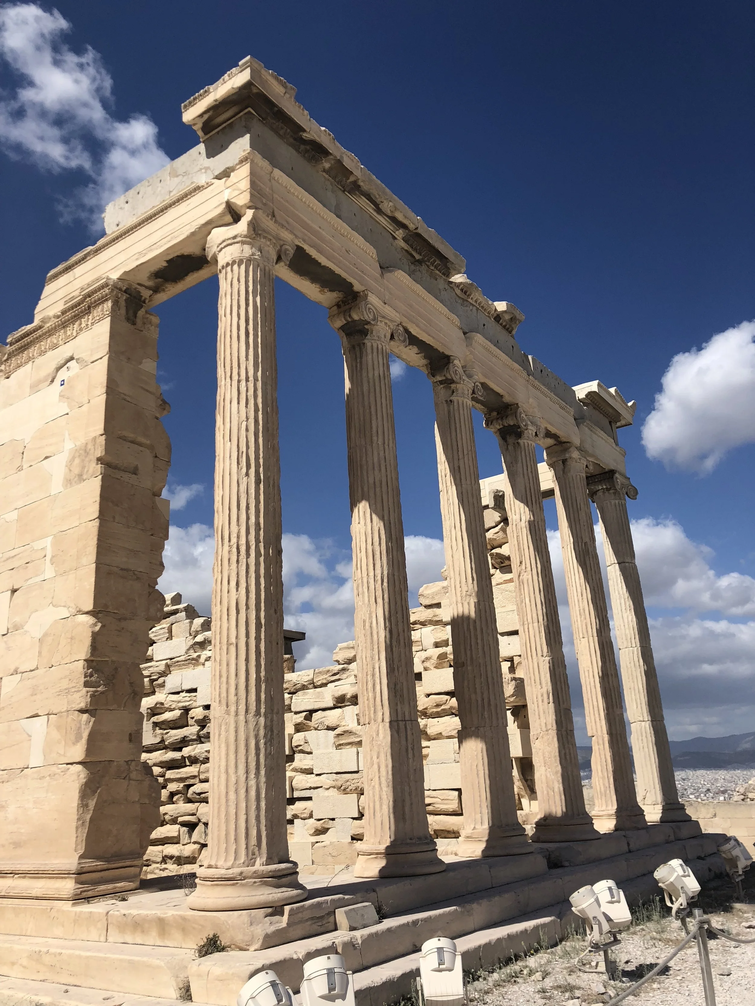 Approaching the Erechtheion from the Parthenon