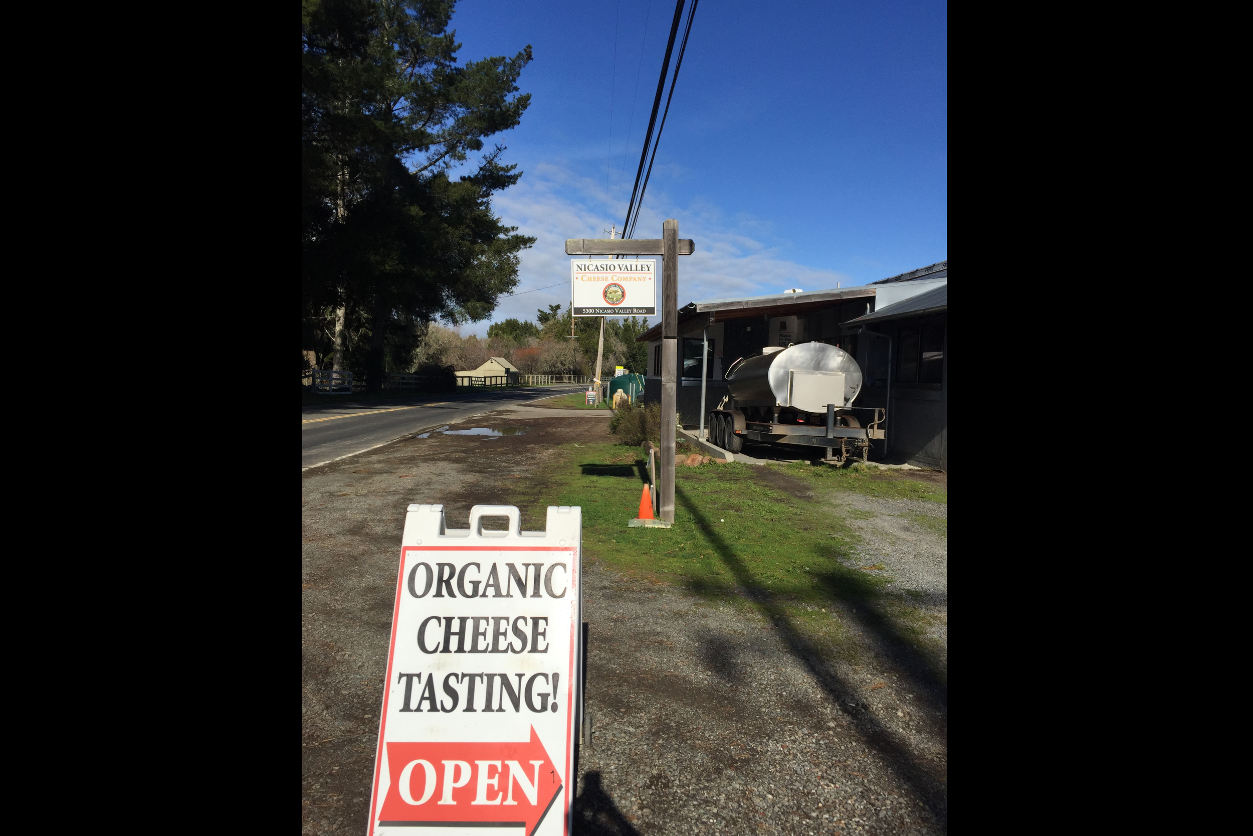 Short stop at Nicasio Valley