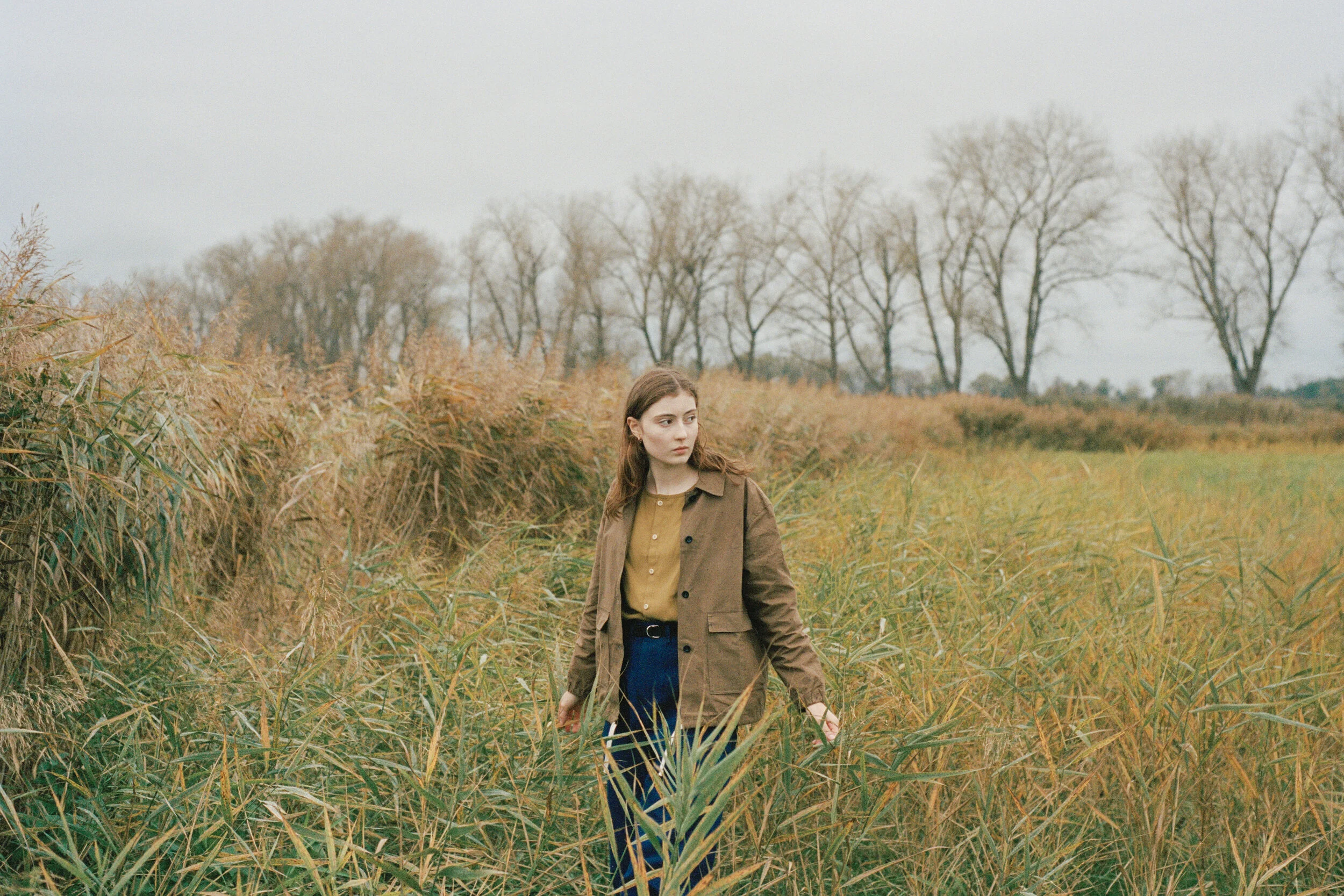 Top:  Patti Shirt  &amp;  Harbour Jacket  Bottom:  Workshop Jeans  +  Hemp Belt