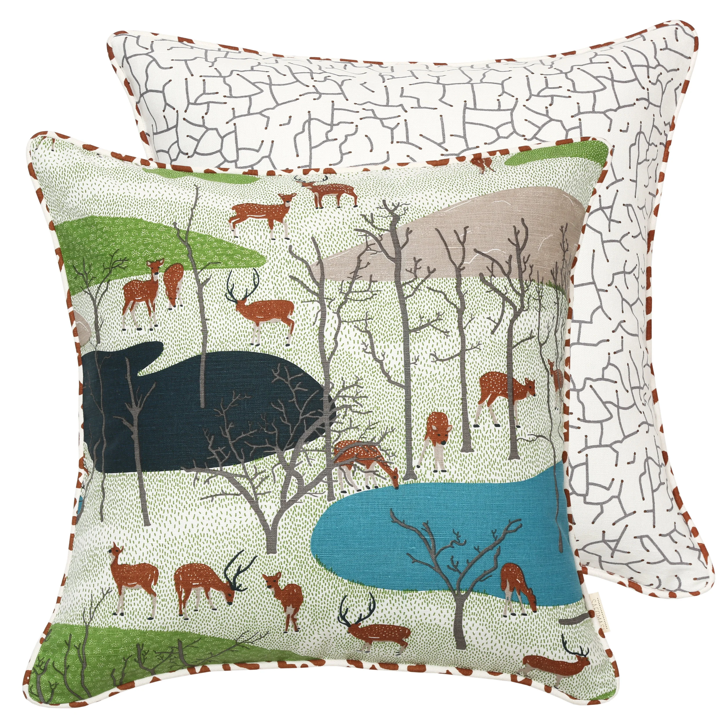 Safomasi Spotted Deer Cushion 45x45_Front&Back.jpg