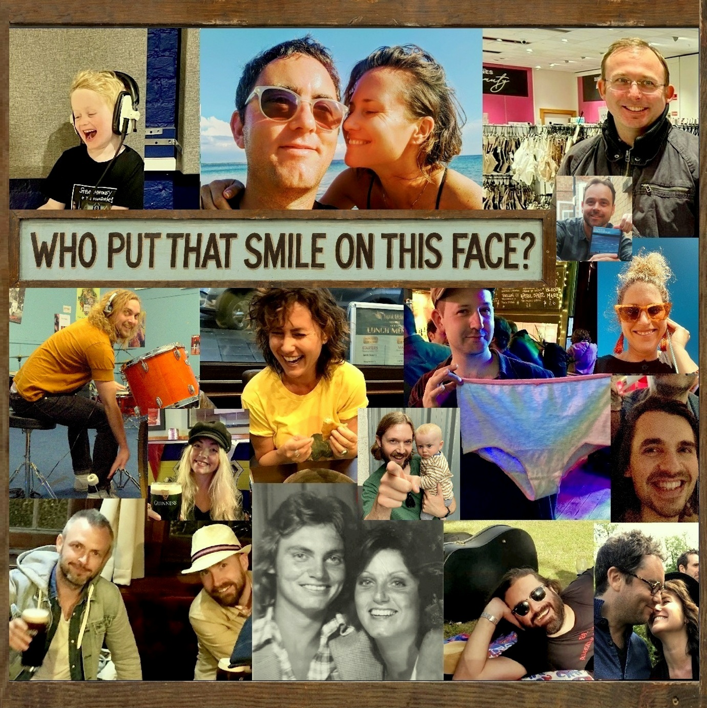Single Cover: Who Put This Smile On His Face by Steve Mahoney & The Mill Island Band