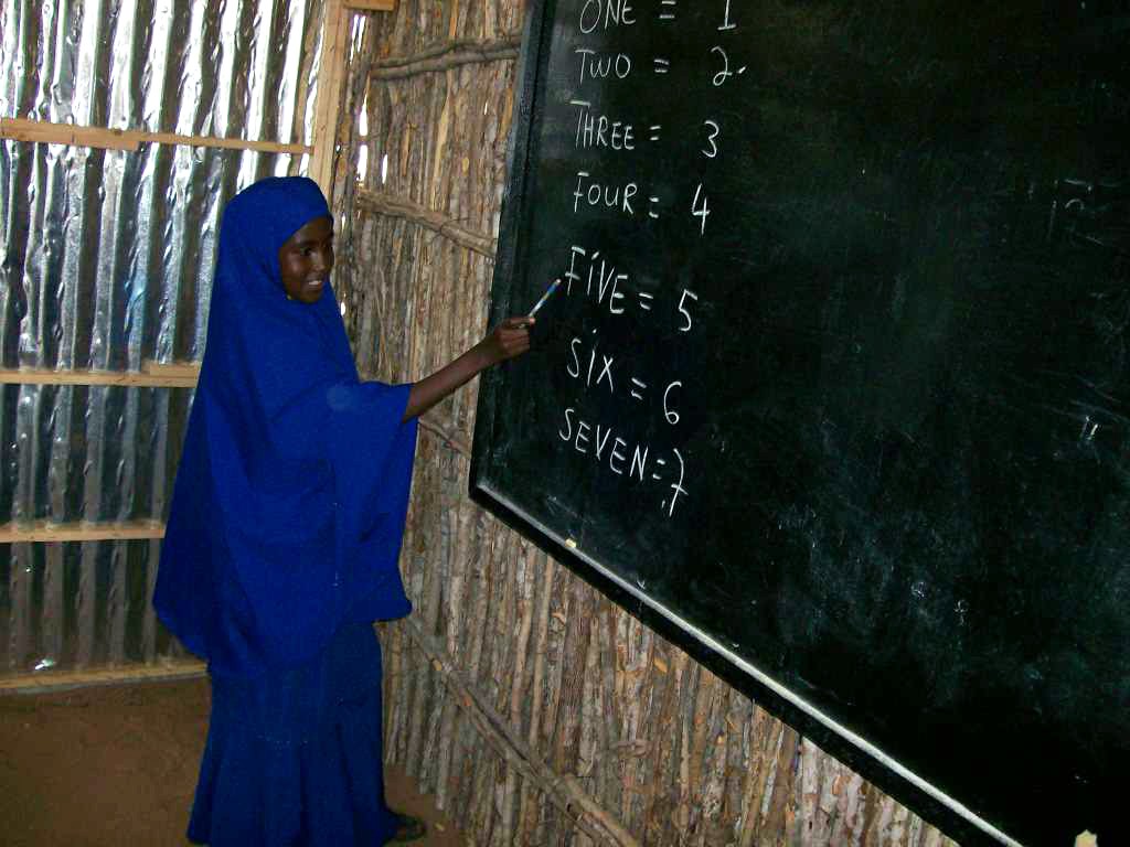 English lesson at the RAJO school