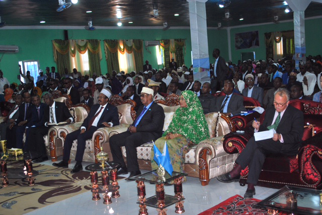 A political event held at the community hall