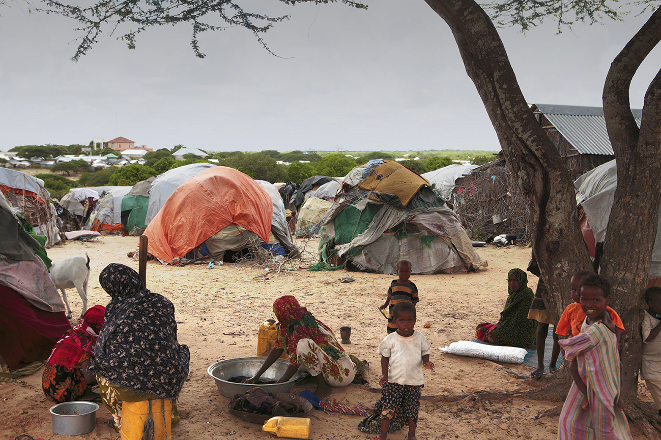 Refugee Camp in Hawa Abdi, Somalia
