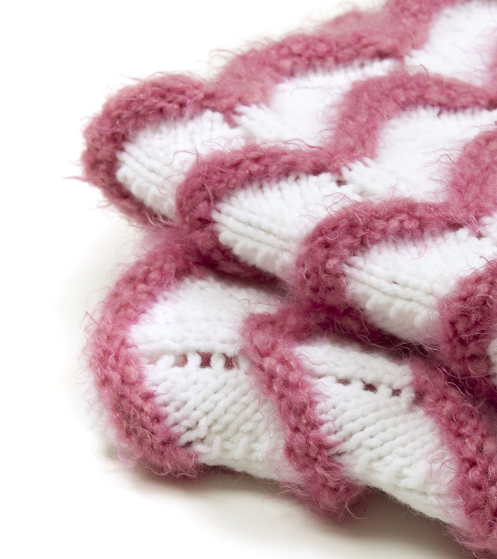 Couverture Pour Bebe Ondulee 2 Couleurs 2 Color Rippled Baby Blanket Bebeline Design