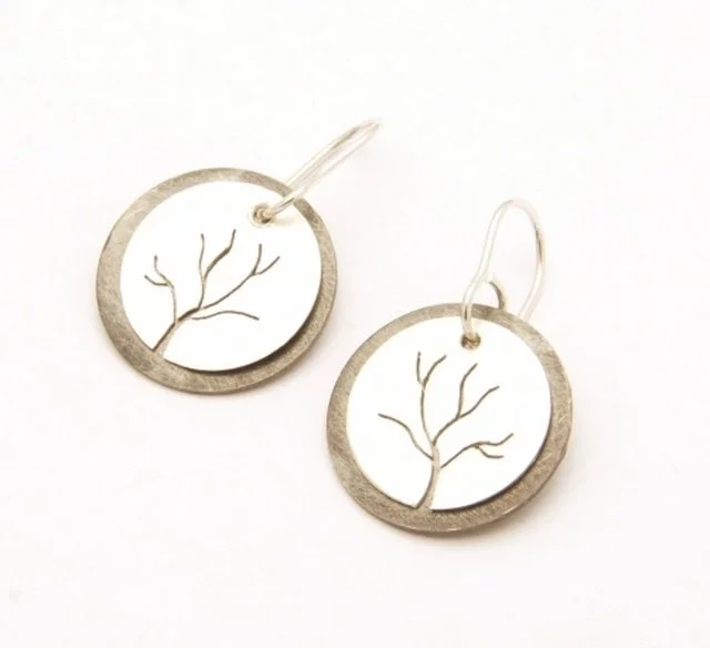 Sterling Silver matte finish 15 mm $64.00