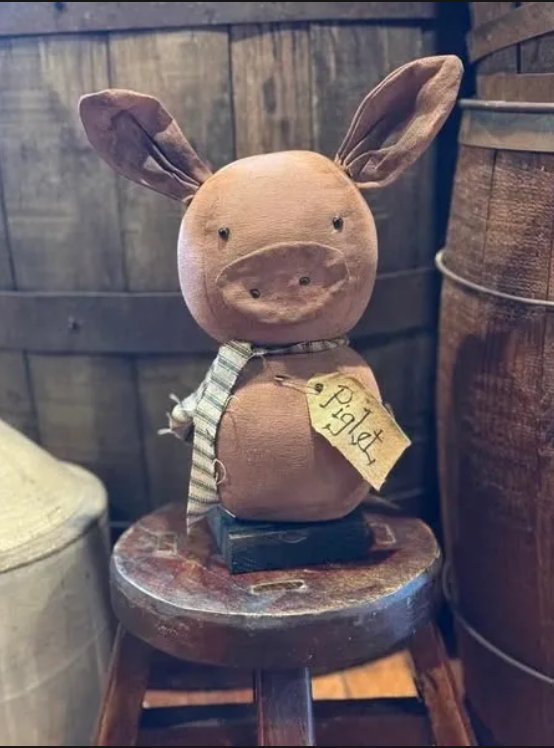 Piglet ~ 10” tall not including ears $36.00