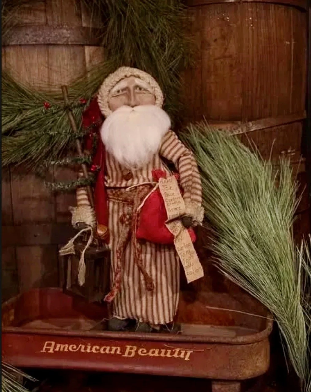 21” Saint Nick with clay face $159.00