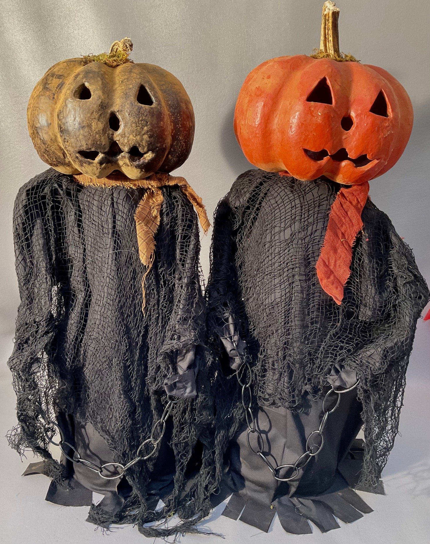 24” paper mache Pumpkin People $124.00