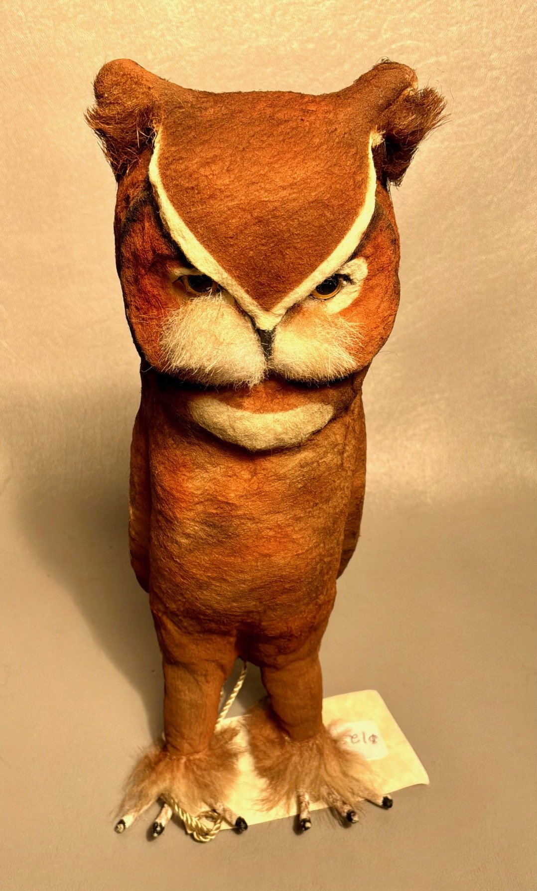 9” Large Great Horned Owl $125.00