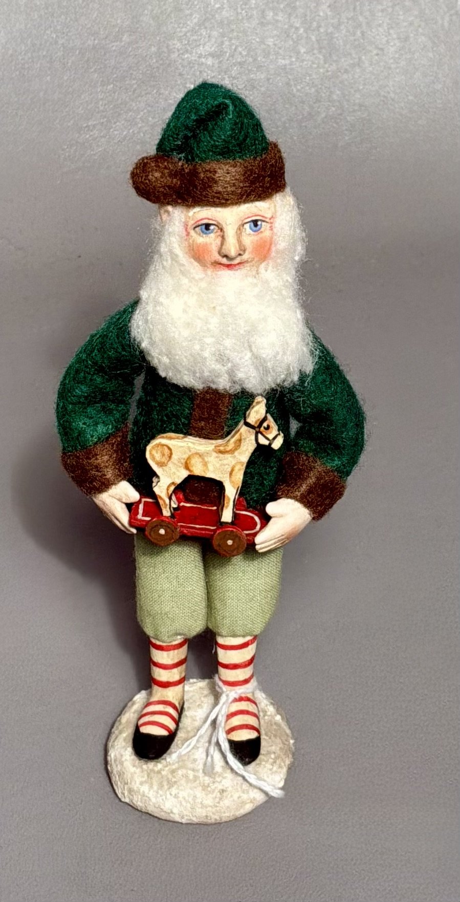 6” Jolly Elf with Toy Horse $105.00