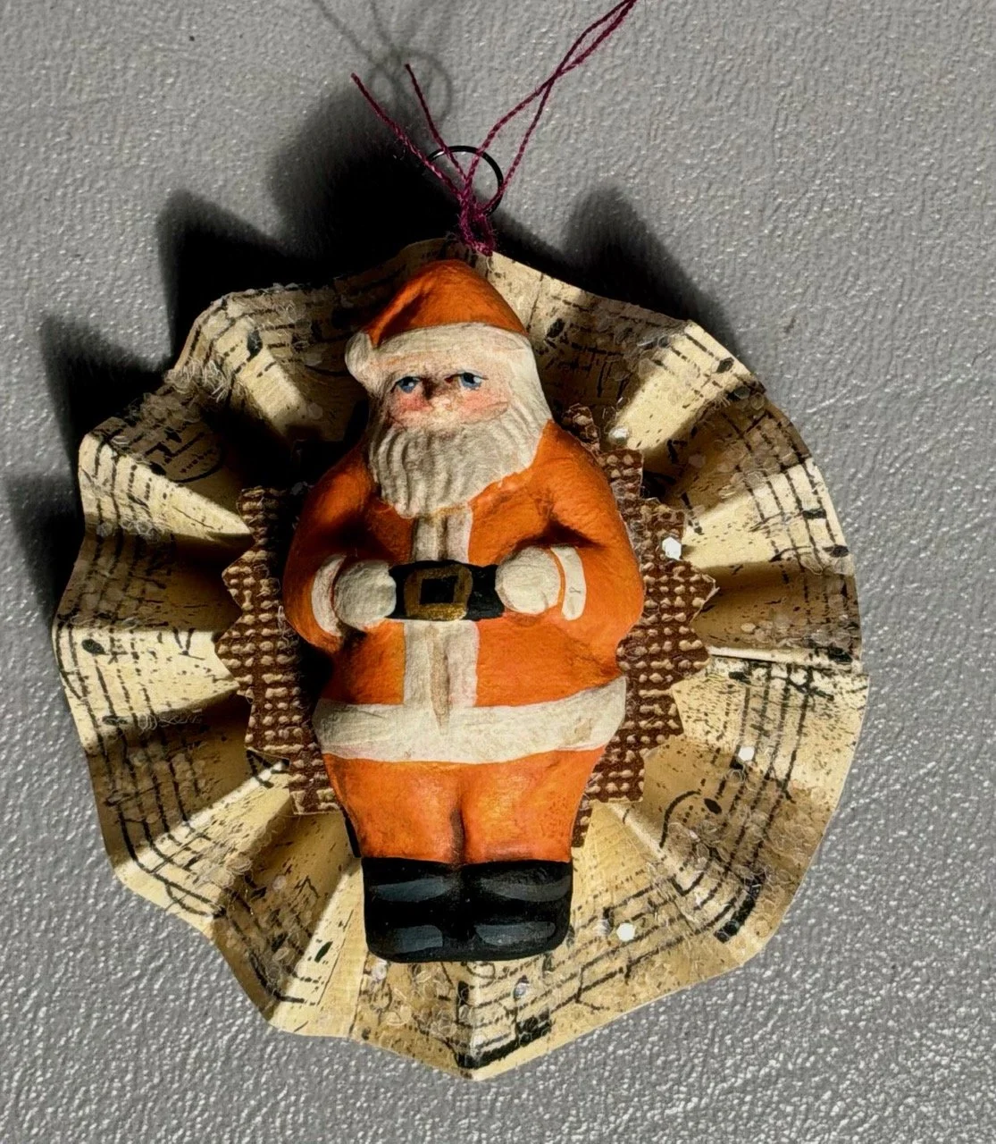2.5” Santa Ornament $20.00