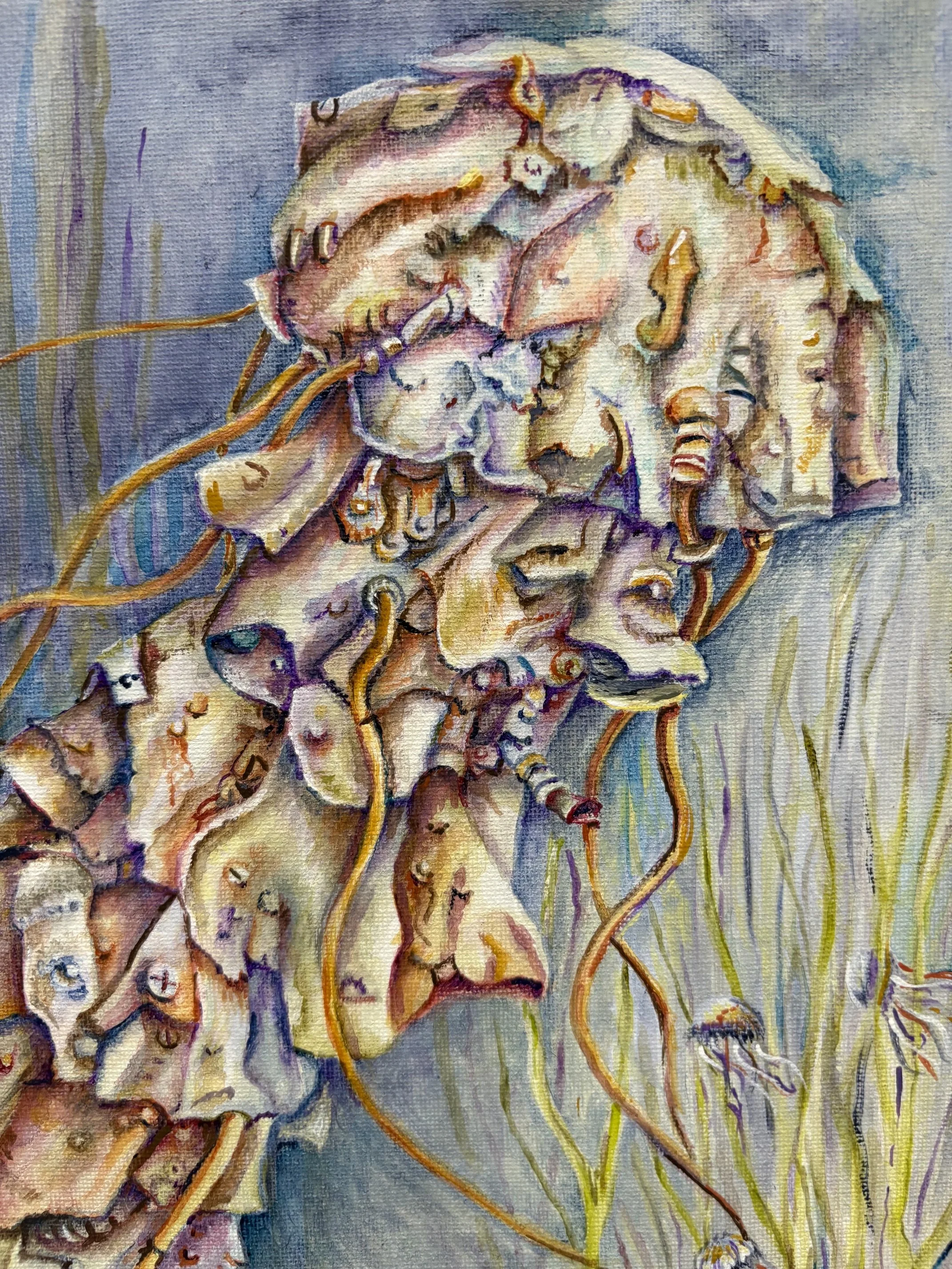 8”x 10” Jelly Fish. $50.00
