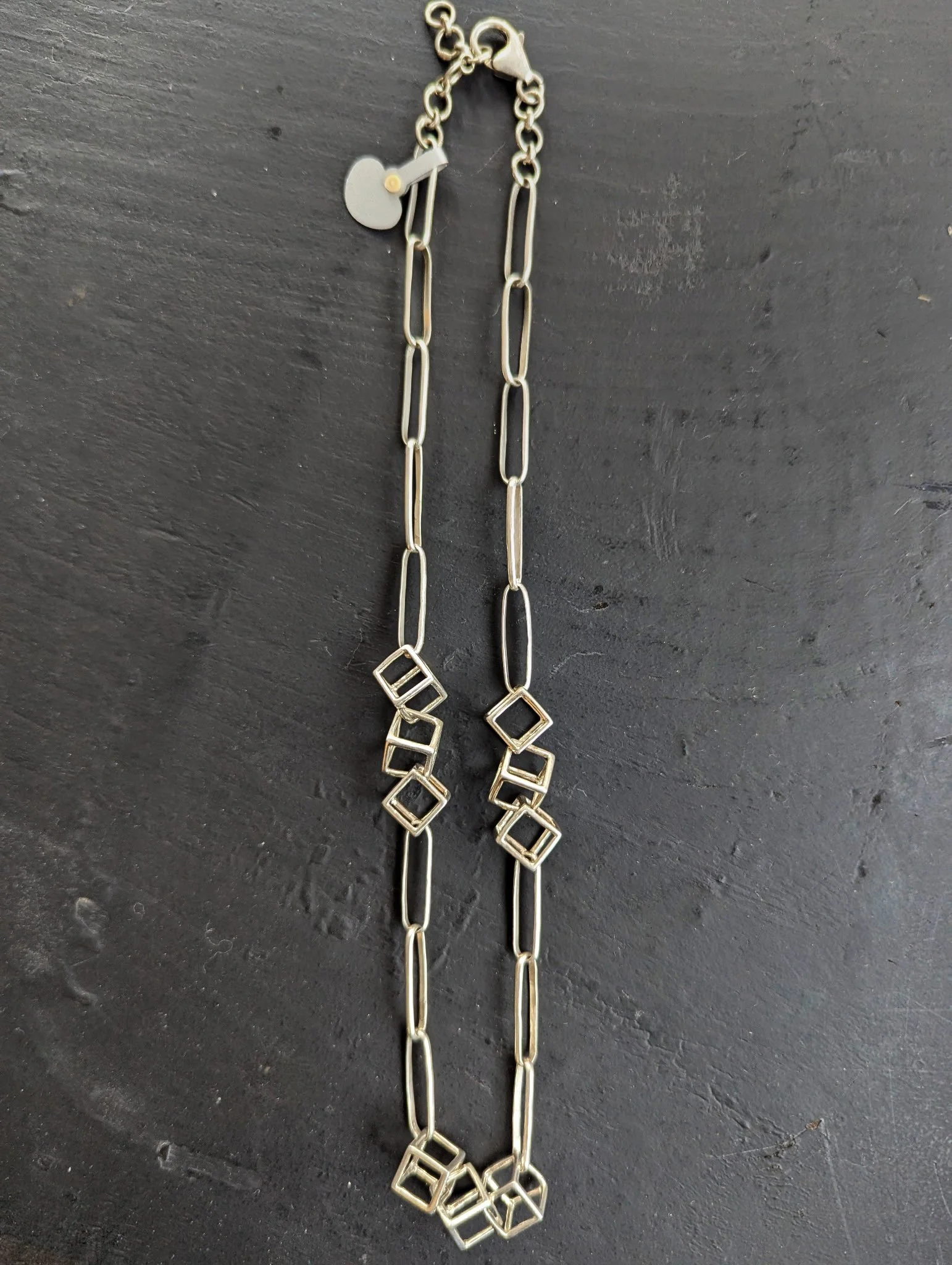Single Strand Cube Necklace