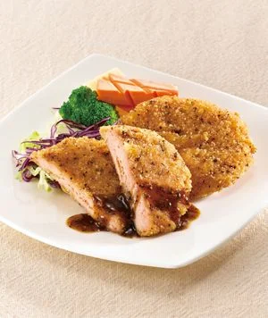 Vege Black Pepper Crispy Pork Chop