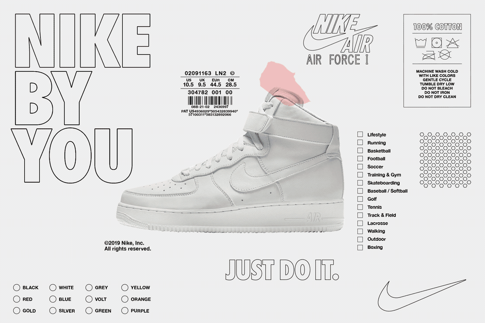 nike by you box